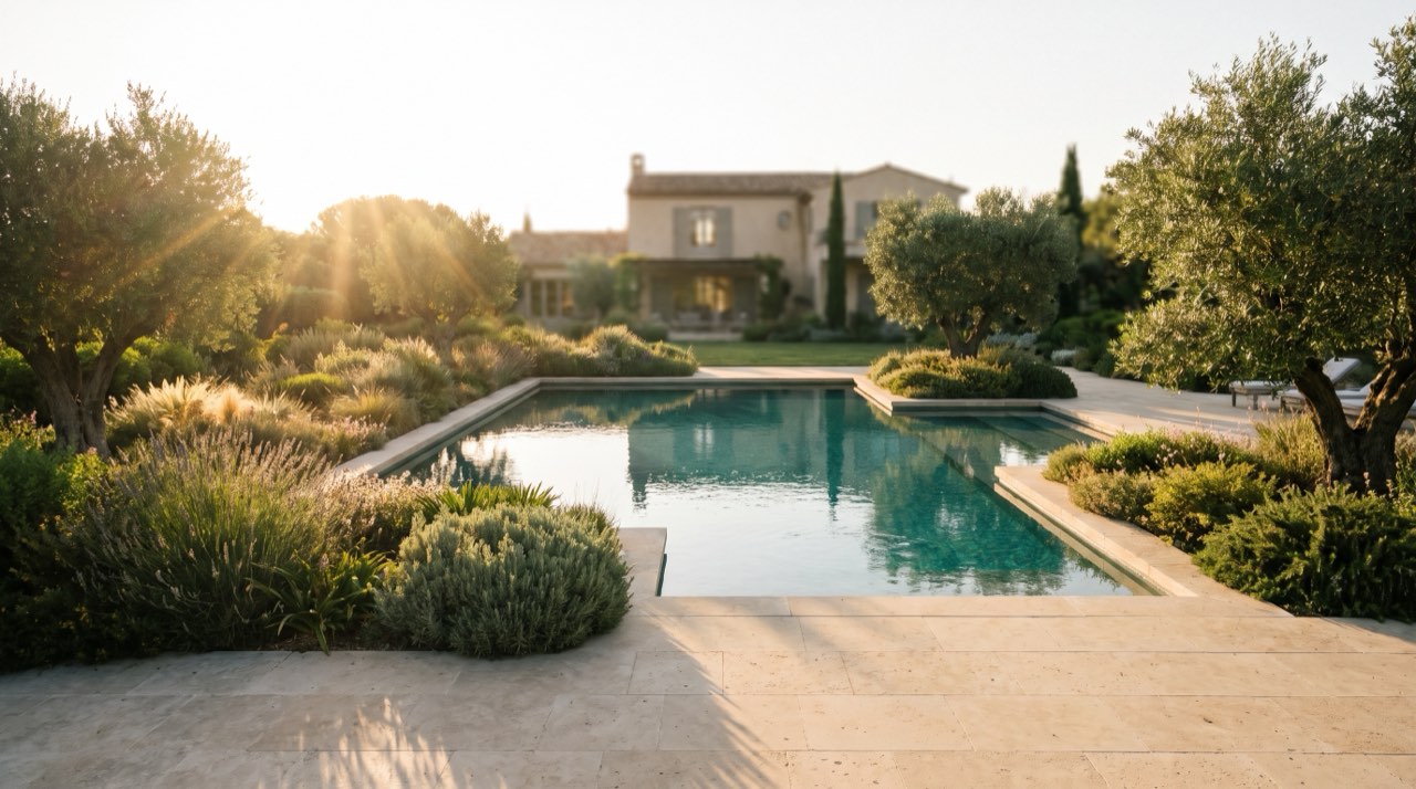 Garden and pool, pool builders
