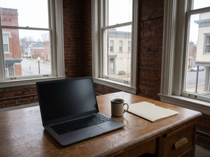 The desk