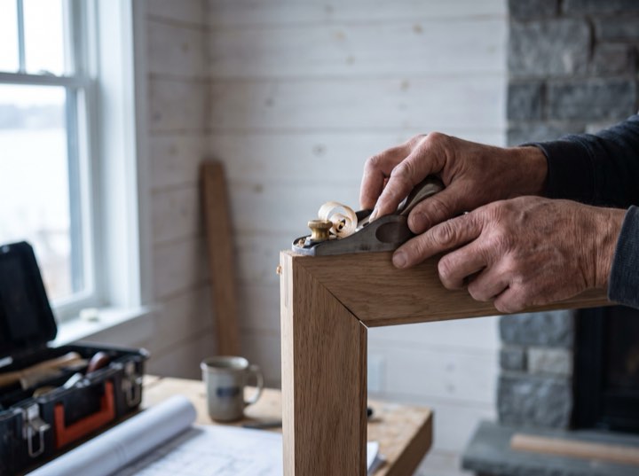 Joinery, fitted by hand