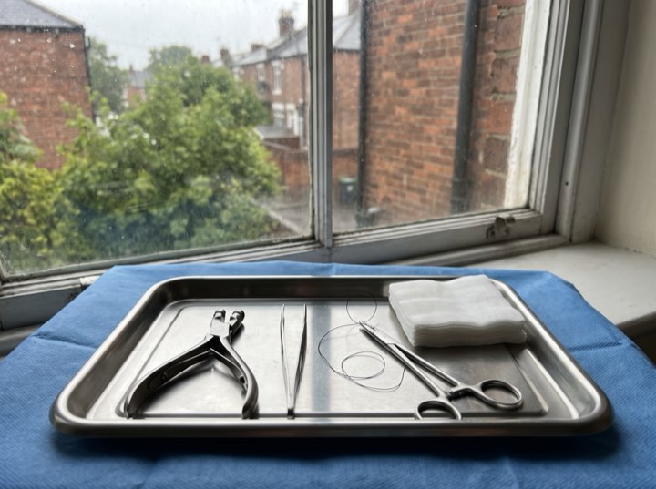 The biopsy tray
