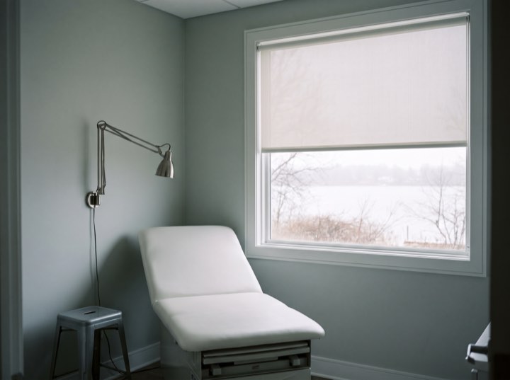 An exam room in daylight