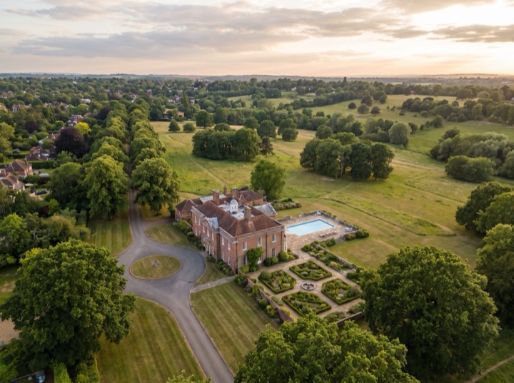 The estate from above