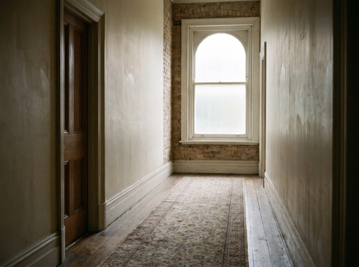 The corridor to the consultation rooms