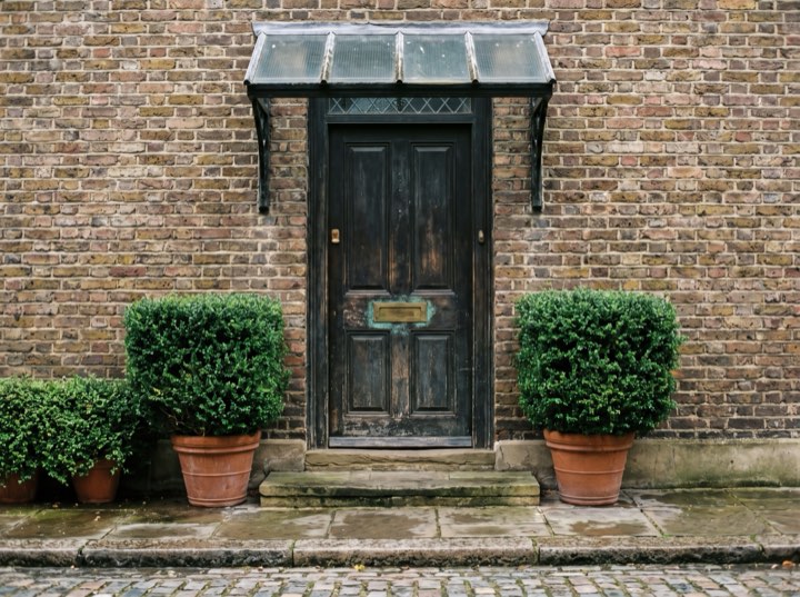 The private entrance