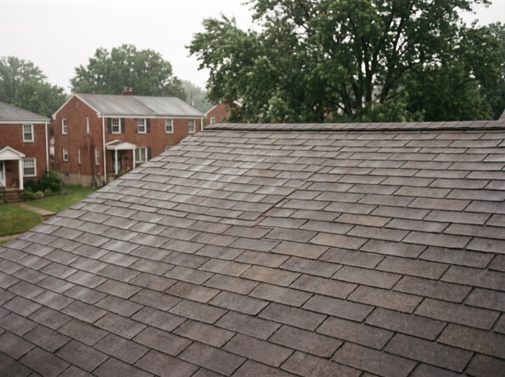 The replaced roof after the storm