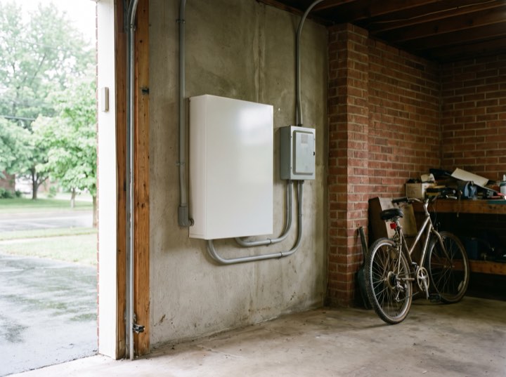 Battery on the wall