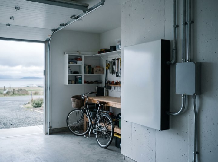 Battery on the wall