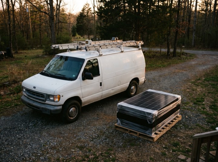 Our crew, our van